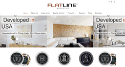 Desktop Screenshot of flatlineacoustics.com