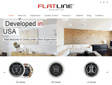 Tablet Screenshot of flatlineacoustics.com